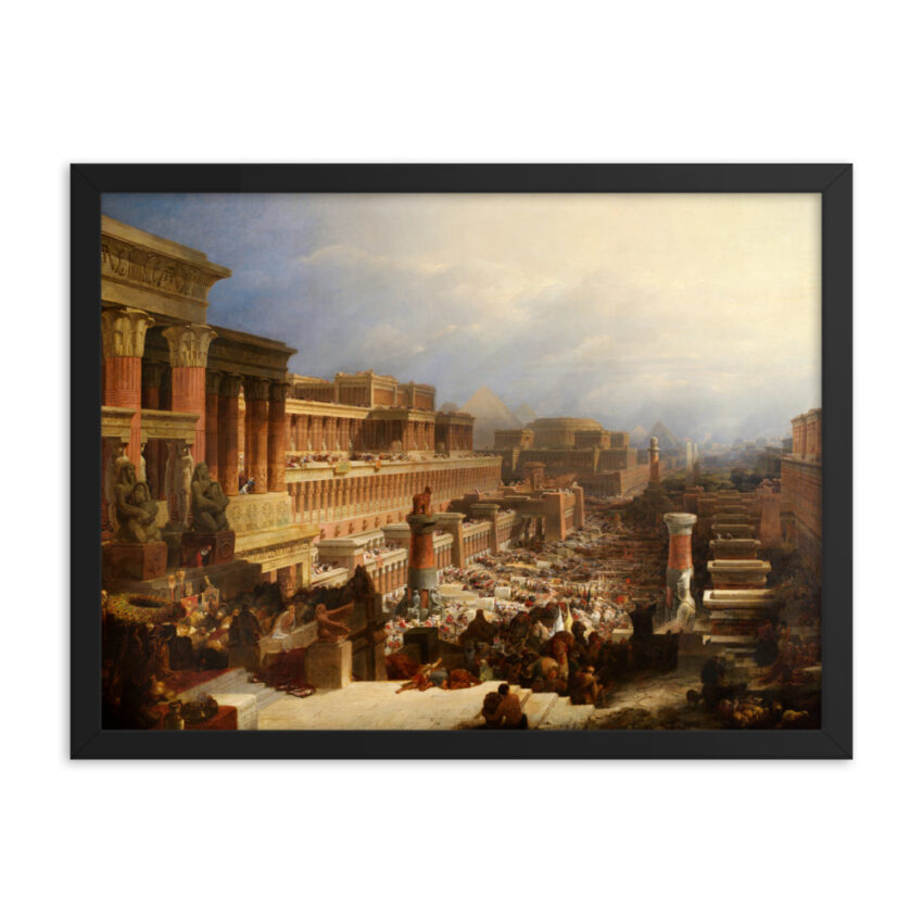 Canvas print of a historical moment in Christianity.